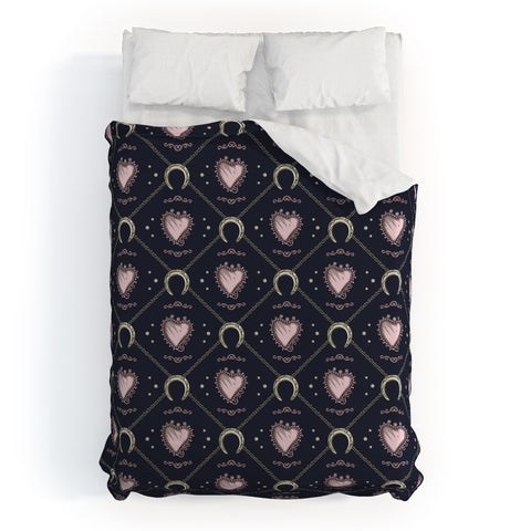 Belle13 Lucky Love Web 2 Duvet Cover