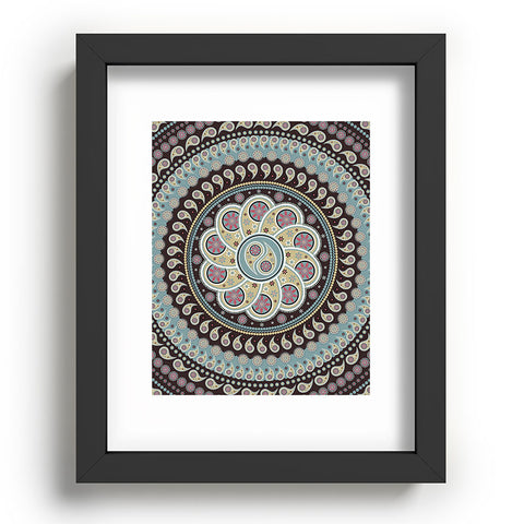 Belle13 Mandala Paisley Recessed Framing Rectangle