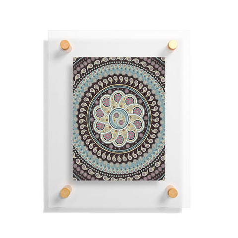 Belle13 Mandala Paisley Floating Acrylic Print