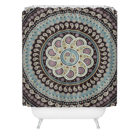 Belle13 Mandala Paisley Shower Curtain