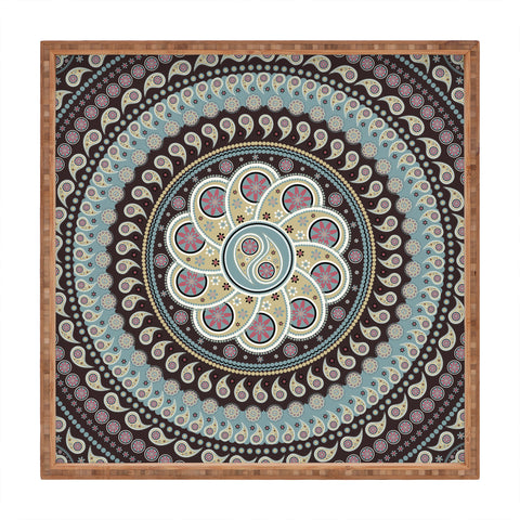 Belle13 Mandala Paisley Square Tray