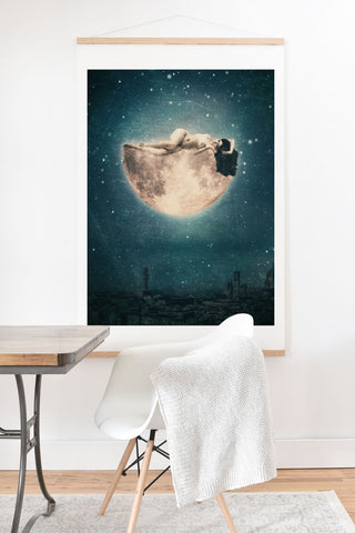 Belle13 Moon Dream Art Print And Hanger