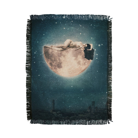 Belle13 Moon Dream Throw Blanket