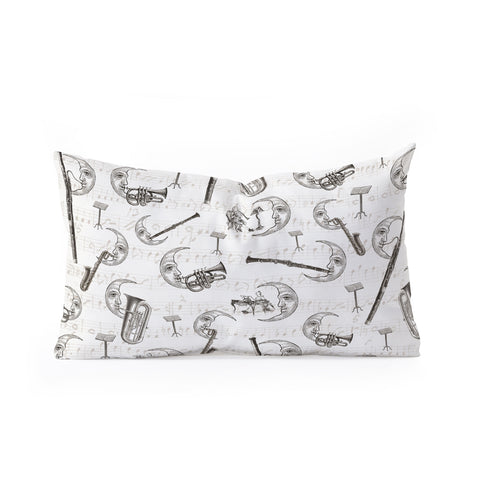 Belle13 Moon Serenade Oblong Throw Pillow