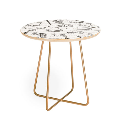 Belle13 Moon Serenade Round Side Table