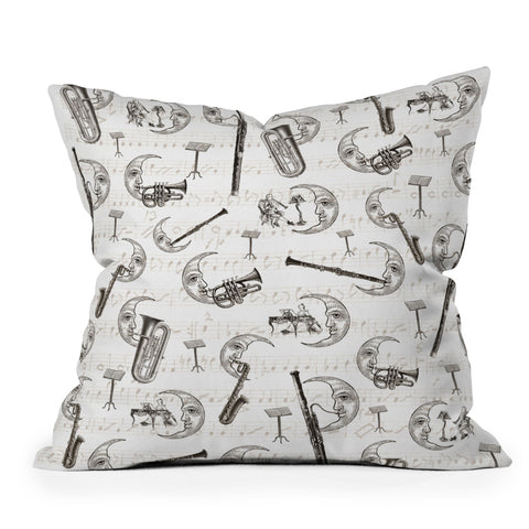 Belle13 Moon Serenade Throw Pillow