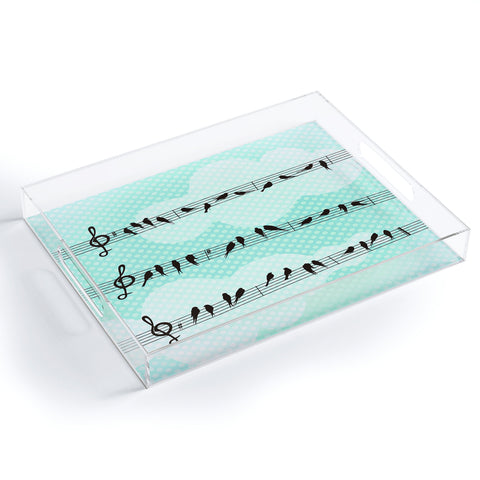 Belle13 Musical Nature Acrylic Tray