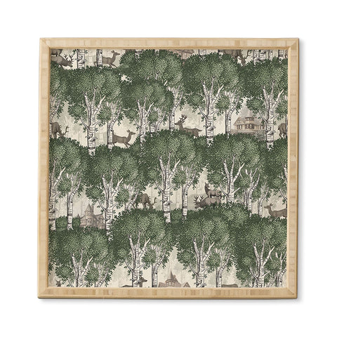 Belle13 My Deer Secret Forest Framed Wall Art