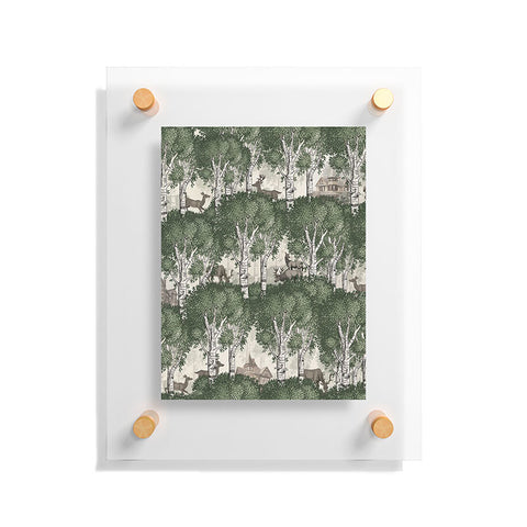 Belle13 My Deer Secret Forest Floating Acrylic Print