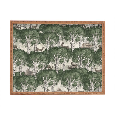 Belle13 My Deer Secret Forest Rectangular Tray
