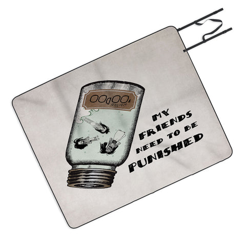 Belle13 My Friends Need To Be Punished Picnic Blanket