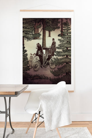 Belle13 My Grandpa Had A Bear Who Had A Squirrel Art Print And Hanger