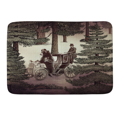Belle13 My Grandpa Had A Bear Who Had A Squirrel Memory Foam Bath Mat
