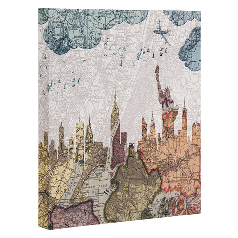 Belle13 New York Skyline Art Canvas