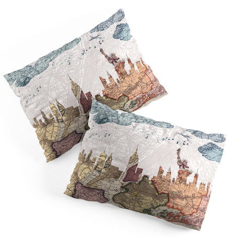 Belle13 New York Skyline Pillow Shams