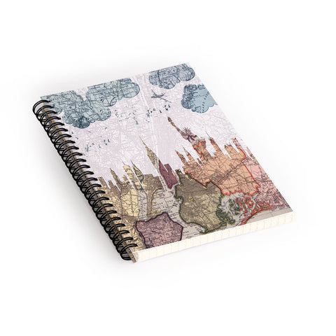 Belle13 New York Skyline Spiral Notebook