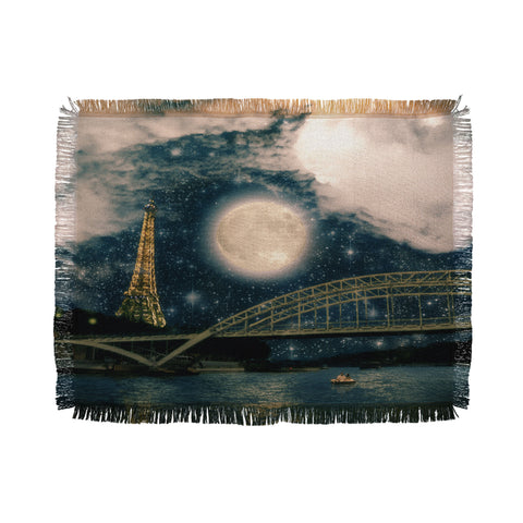 Belle13 Paris Romance Throw Blanket