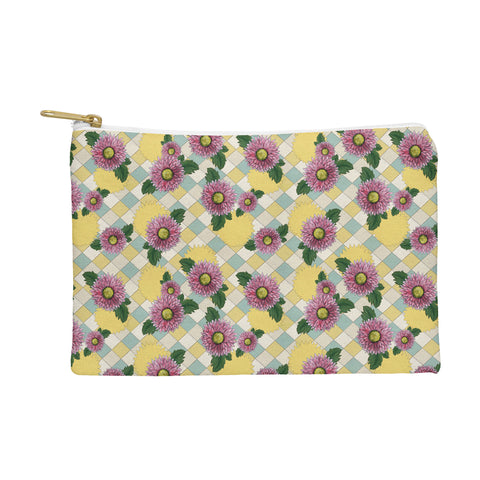 Belle13 Pink Daisies Pouch