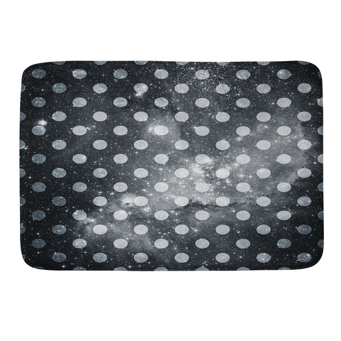 Belle13 Polka Dot Universe Memory Foam Bath Mat