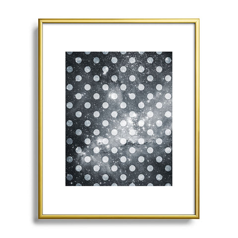 Belle13 Polka Dot Universe Metal Framed Art Print
