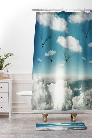 Belle13 Rain Bringers Shower Curtain And Mat