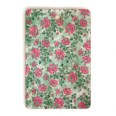 Belle13 Retro French Floral Pattern Cutting Board Rectangle