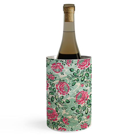Belle13 Retro French Floral Pattern Wine Chiller