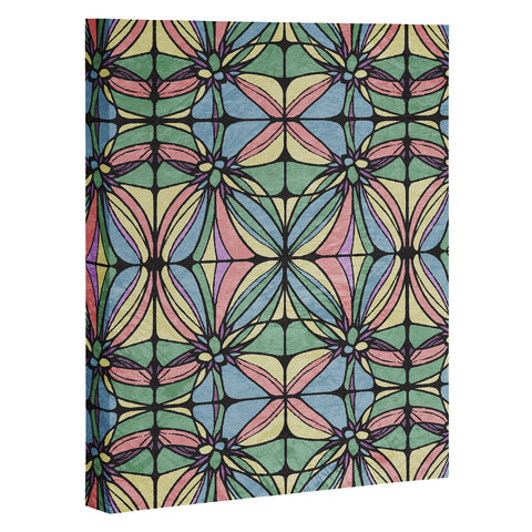 Belle13 Retro Geometric Art Canvas