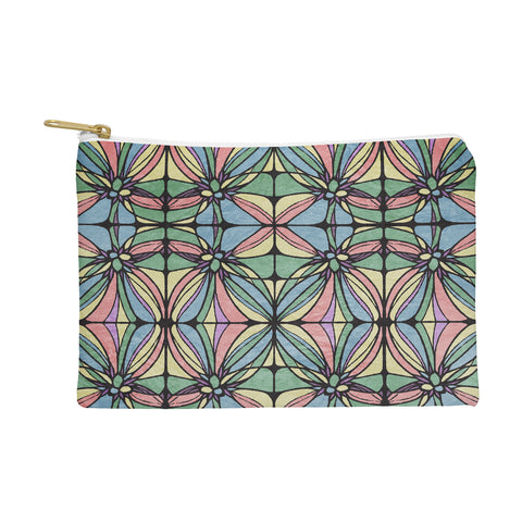 Belle13 Retro Geometric Pouch