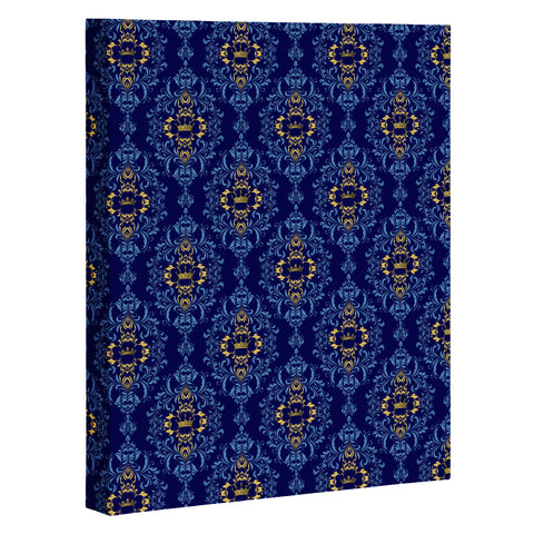 Belle13 Royal Damask Pattern Art Canvas