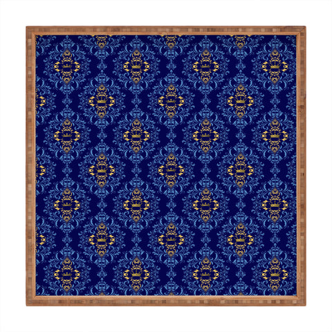 Belle13 Royal Damask Pattern Square Tray