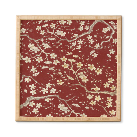 Belle13 Sakura Cherry Blossoms Framed Wall Art