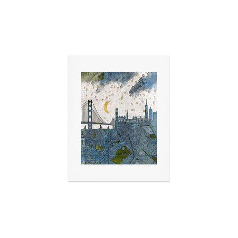 Belle13 San Francisco Starry Night Art Print