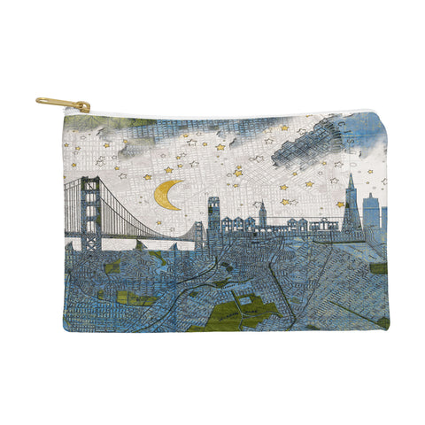 Belle13 San Francisco Starry Night Pouch