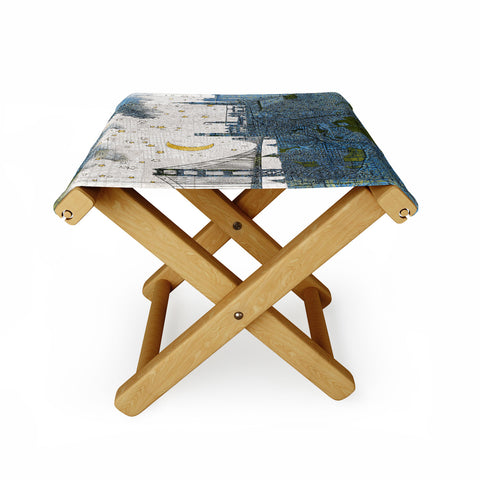 Belle13 San Francisco Starry Night Folding Stool