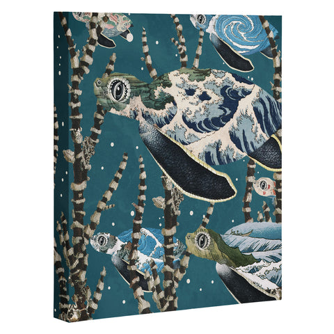 Belle13 Sea Turtle Migration Art Canvas