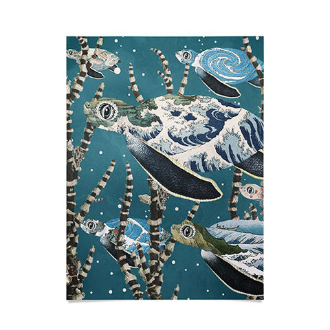 Belle13 Sea Turtle Migration Poster