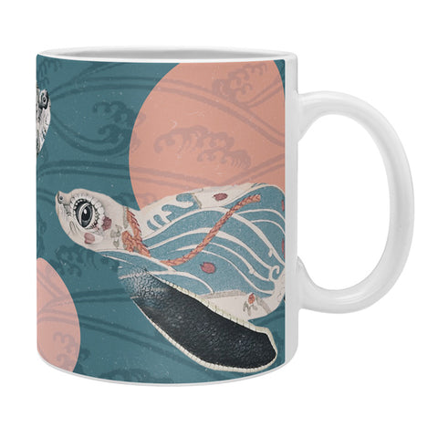 Belle13 Sea Turtle Polka Coffee Mug