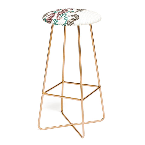 Belle13 Seahorse Love Bar Stool