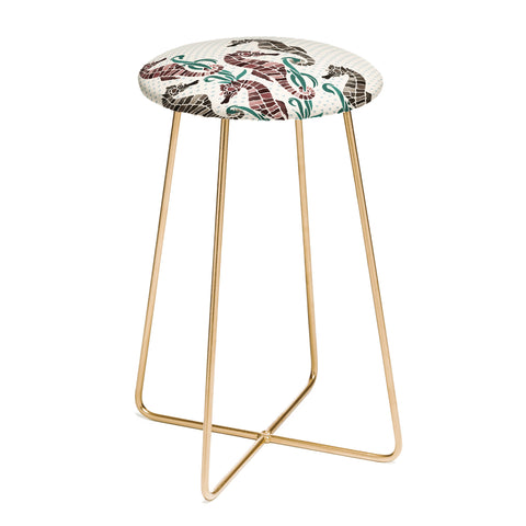 Belle13 Seahorse Love Counter Stool