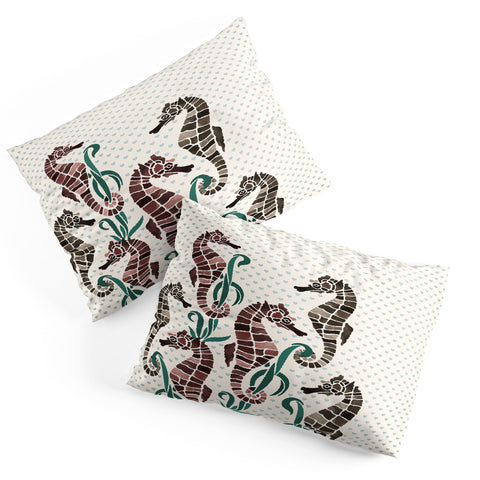 Belle13 Seahorse Love Pillow Shams