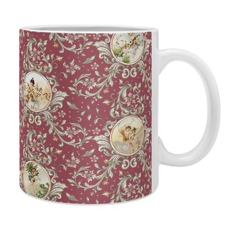Belle13 Seasons Burgundy Coffee Mug