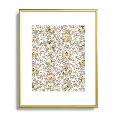 Belle13 Seasons Ivory Metal Framed Art Print