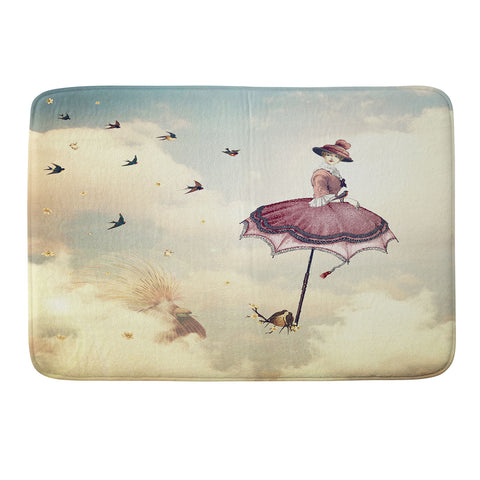 Belle13 Sky Fairy Memory Foam Bath Mat
