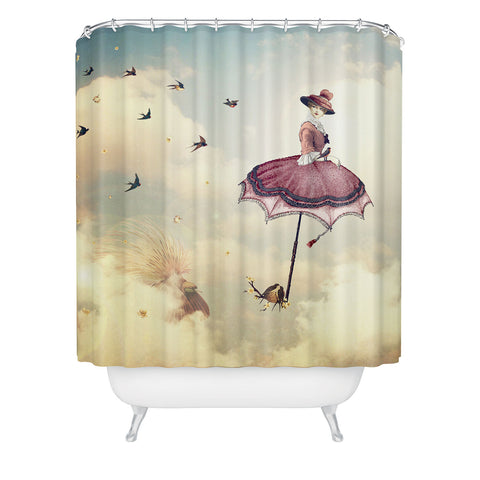 Belle13 Sky Fairy Shower Curtain