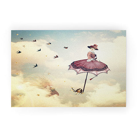 Belle13 Sky Fairy Welcome Mat