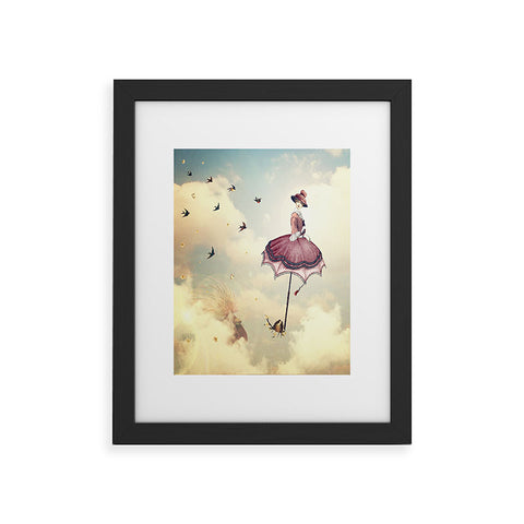Belle13 Sky Fairy Framed Art Print