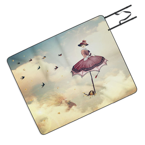 Belle13 Sky Fairy Picnic Blanket