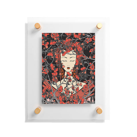 Belle13 Sleeping Beauty Floating Acrylic Print