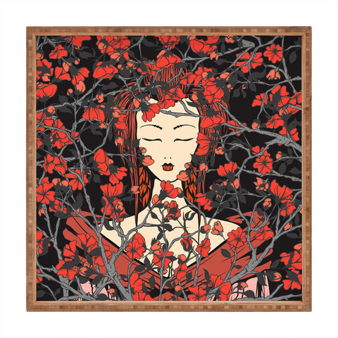 Belle13 Sleeping Beauty Square Tray